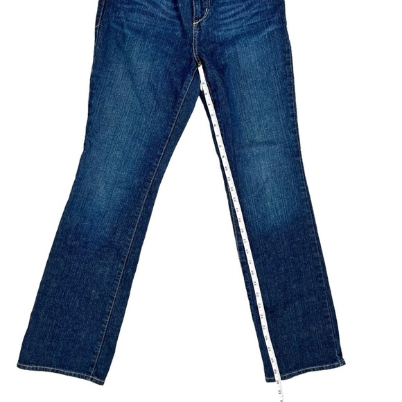 Eddie Bauer Y2K Natural Barely Bootcut Mid-Rise Medium Wash Skinny Jeans Size 6 - Picture 15 of 15